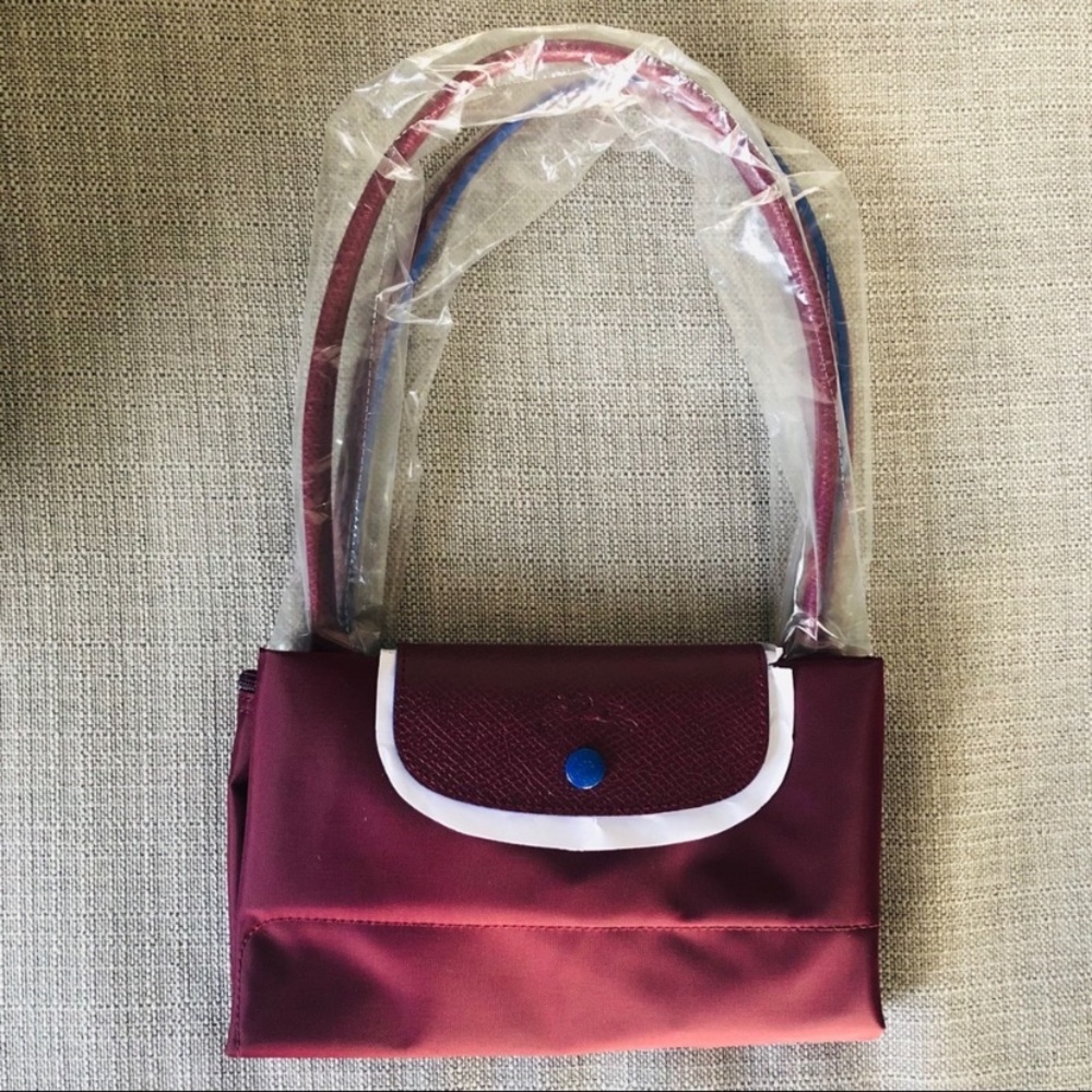 Longchamp Le Club Medium Leather Trimmed Tote Bag - Picture 9 of 11